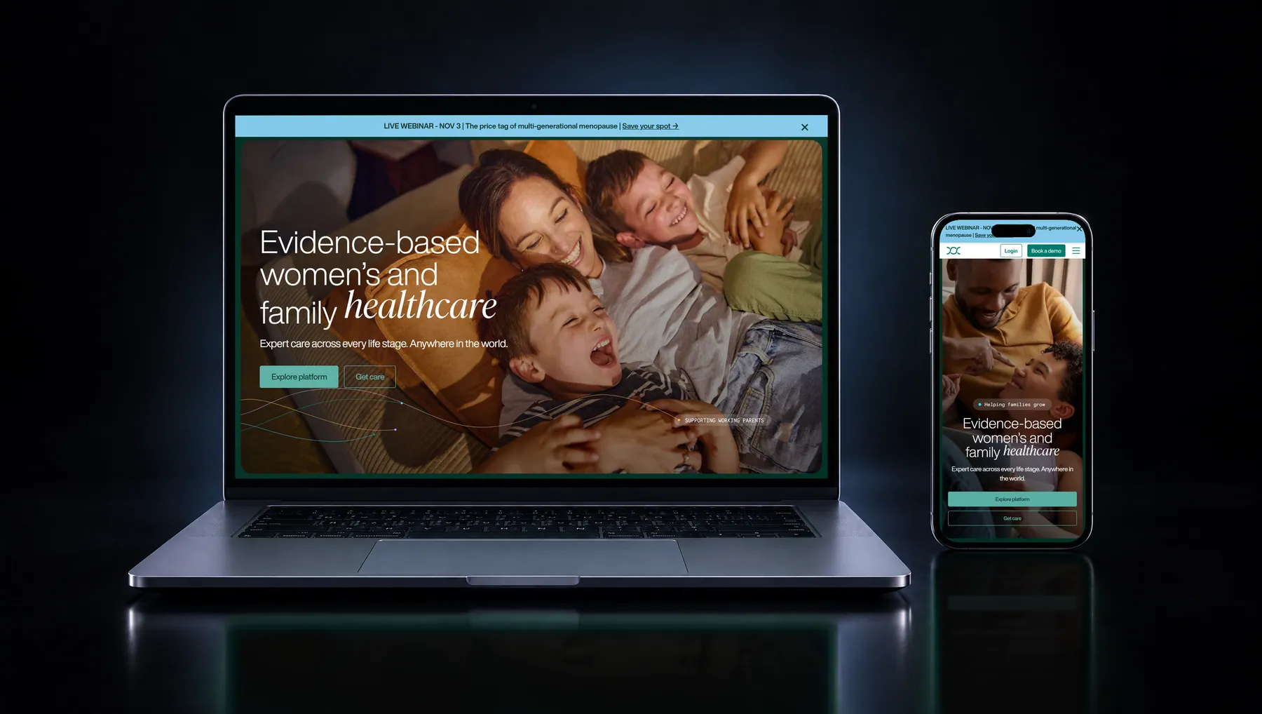 mavenclinic.com on desktop and mobile
